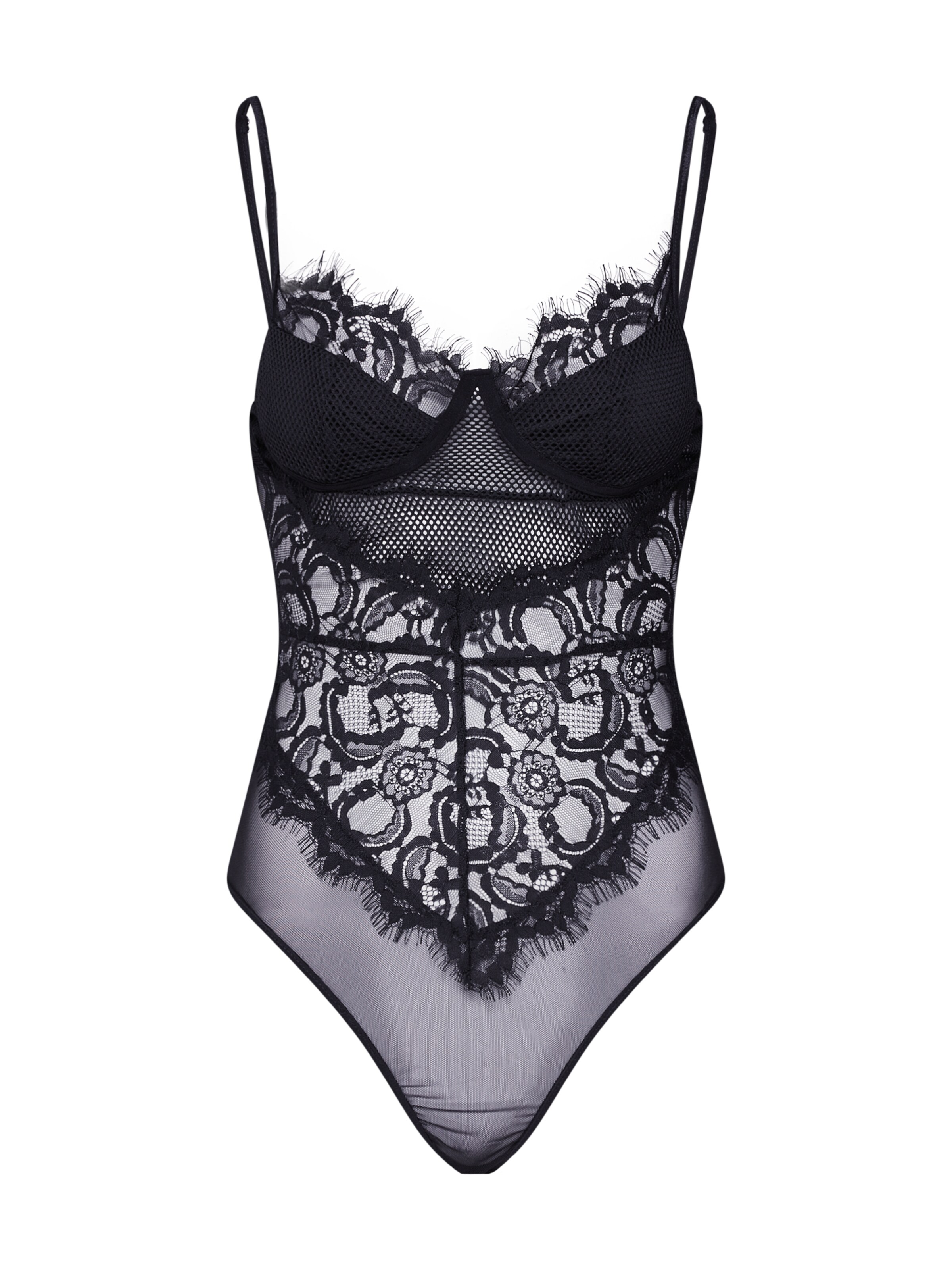 Parallel Lines - Bodytop 'Fire and Ice' in schwarz
