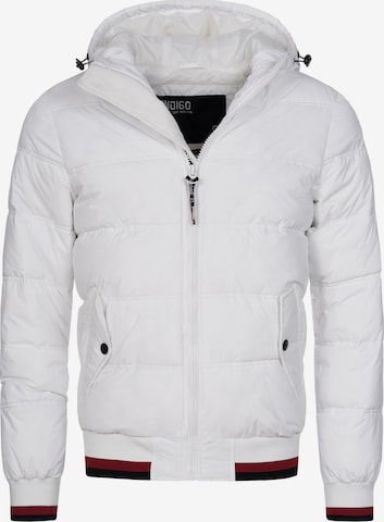 Veste d’hiver 'Bacon' INDICODE JEANS en blanc : devant