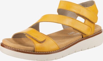 REMONTE Sandals in Yellow: front