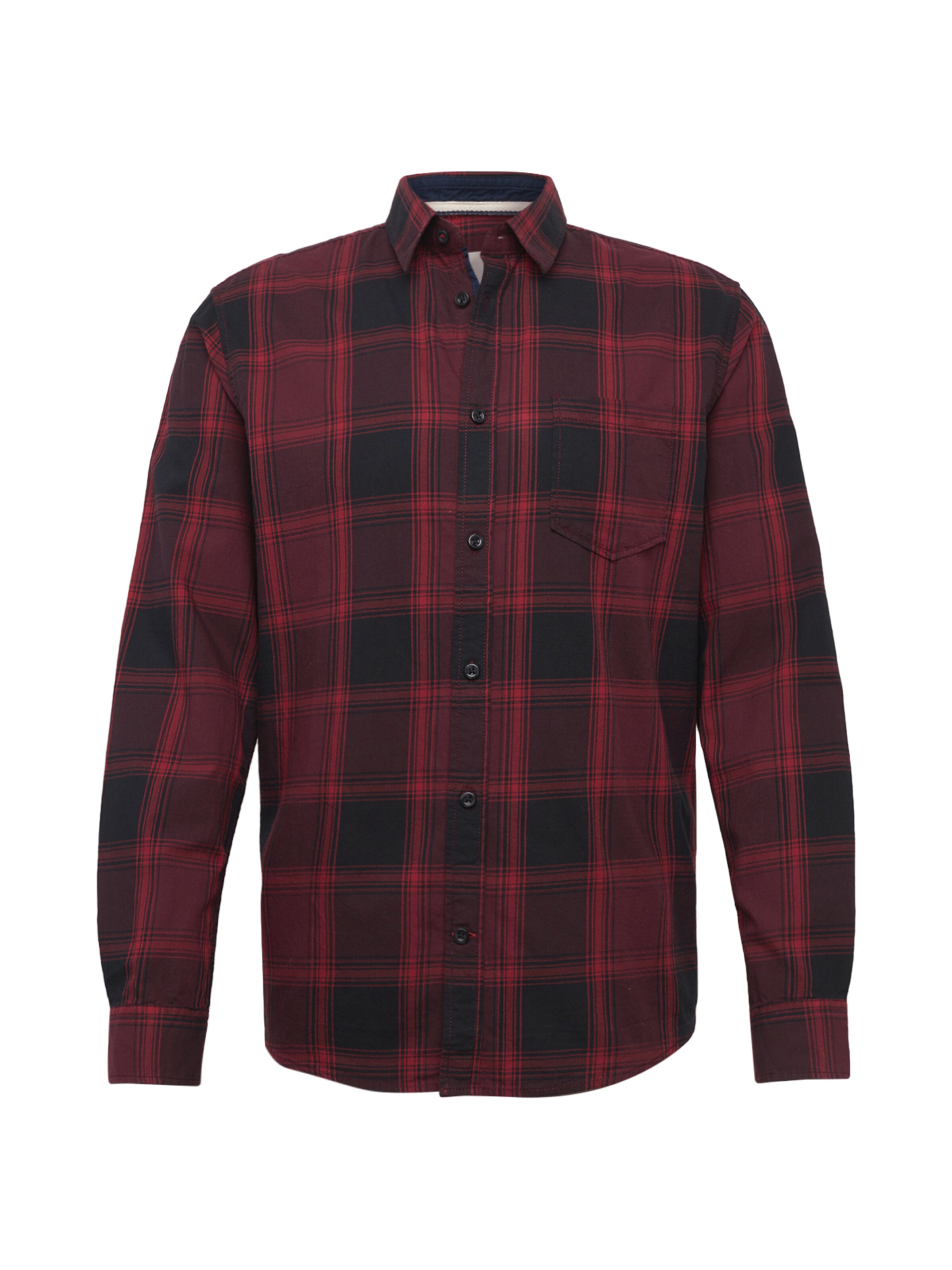 TOM TAILOR - Zakelijk overhemd in de kleur Bourgogne