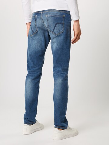 QS Regular Jeans in Blau: zadná strana