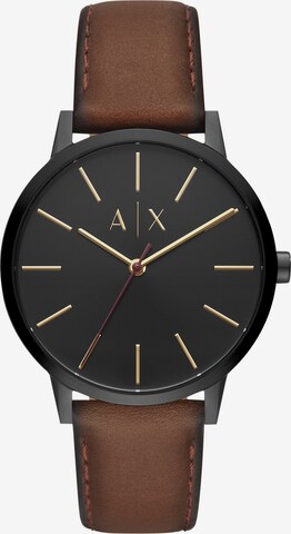 Emporio Armani Analog Watch 'AX2706' in Brown: front