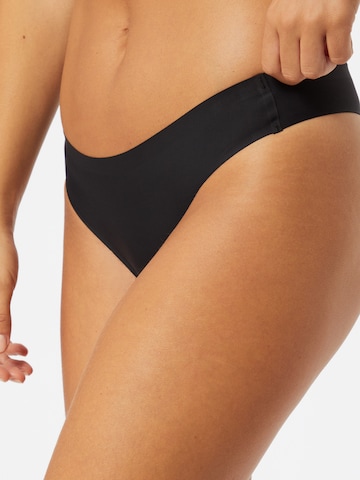 OW Collection - Regular Tanga 'Seamless' em preto: frente