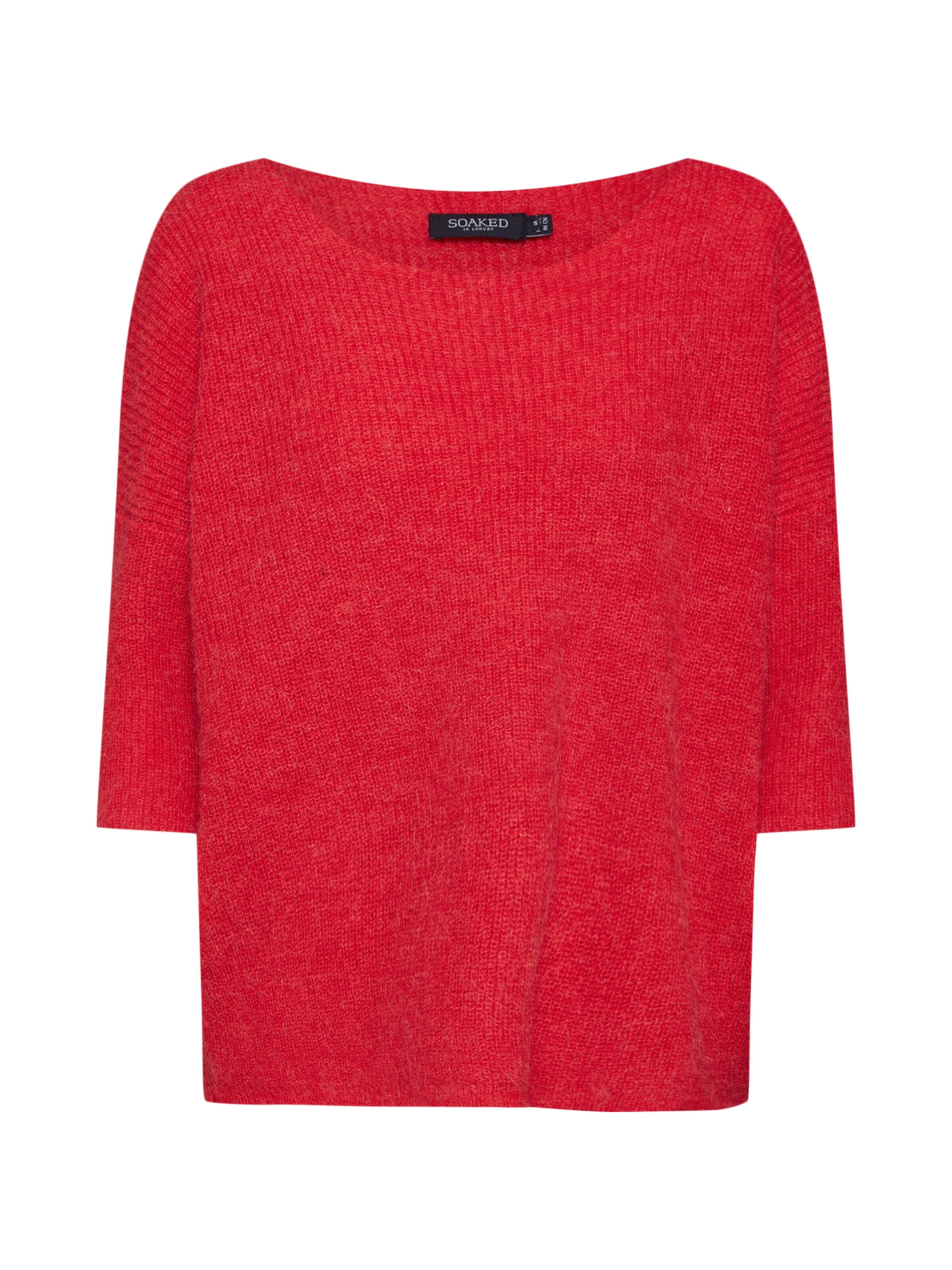 SOAKED IN LUXURY - Trui 'Tuesday Jumper' in de kleur Rood