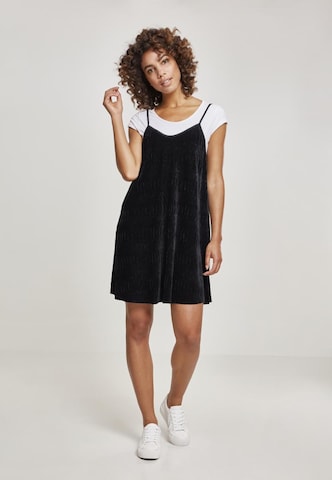 Urban Classics Summer Dress in Black: front