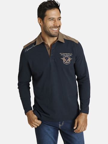 Jan Vanderstorm Sweatshirt 'Baldrek' in Blue: front