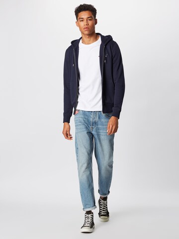 GANT Regular fit Sweatvest in Blauw