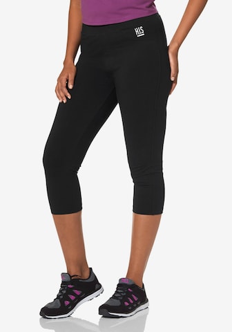 H.I.S Skinny Leggings in Black: front