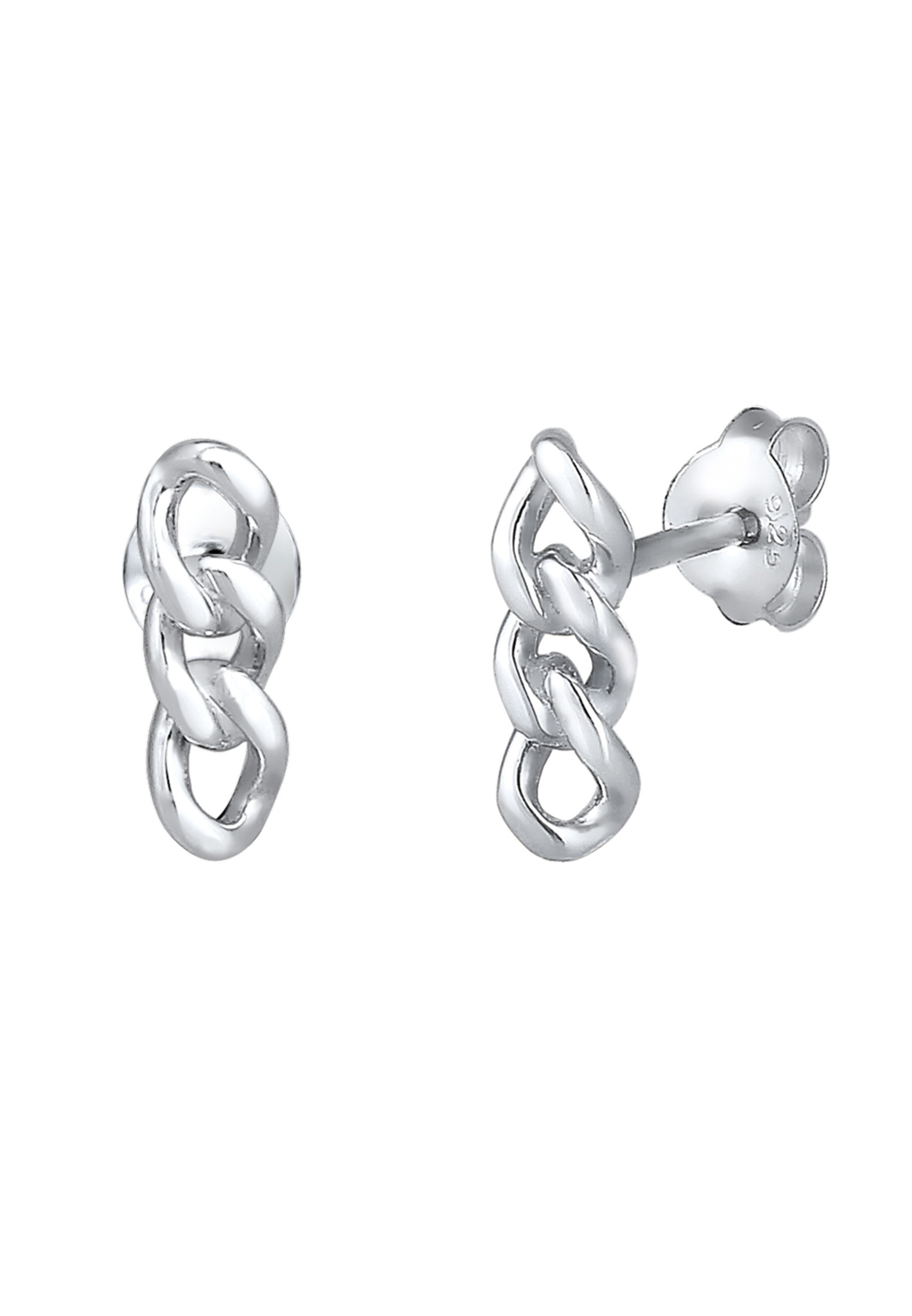 Boucles d'oreilles 'Basic' ELLI en argent : devant