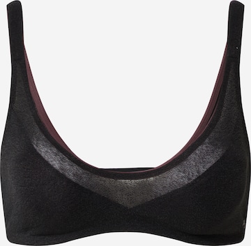 SLOGGI Regular Bra 'OXYGENE' in Black: front