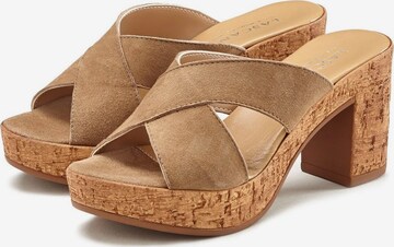 LASCANA Pantolette in Beige