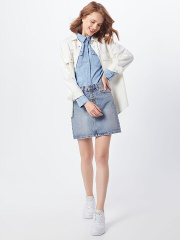 Dr. Denim Skirt 'Mallory' in Blue