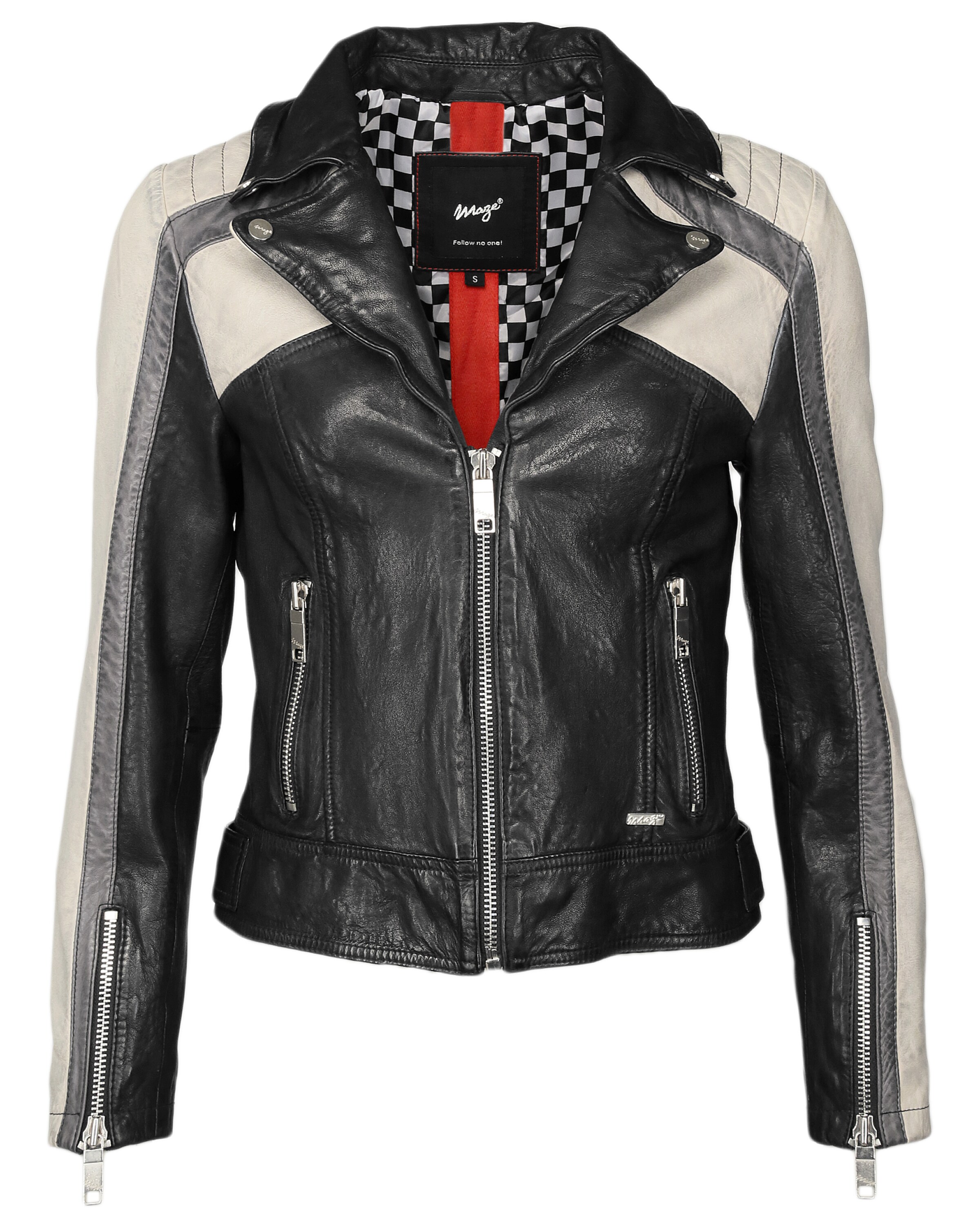 Maze Tussenjas 'Colusa' in Zwart: voorkant