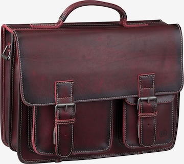 GREENBURRY Document Bag ' Buffalo 1128 ' in Red: front