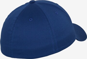 Cappello da baseball 'Flat Visor' di Flexfit in blu