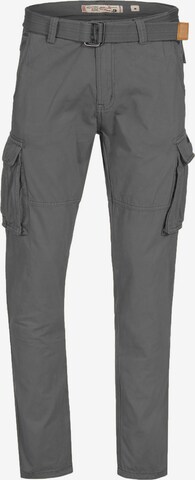 INDICODE JEANS Regular Cargo Pants ' William ' in Grey: front