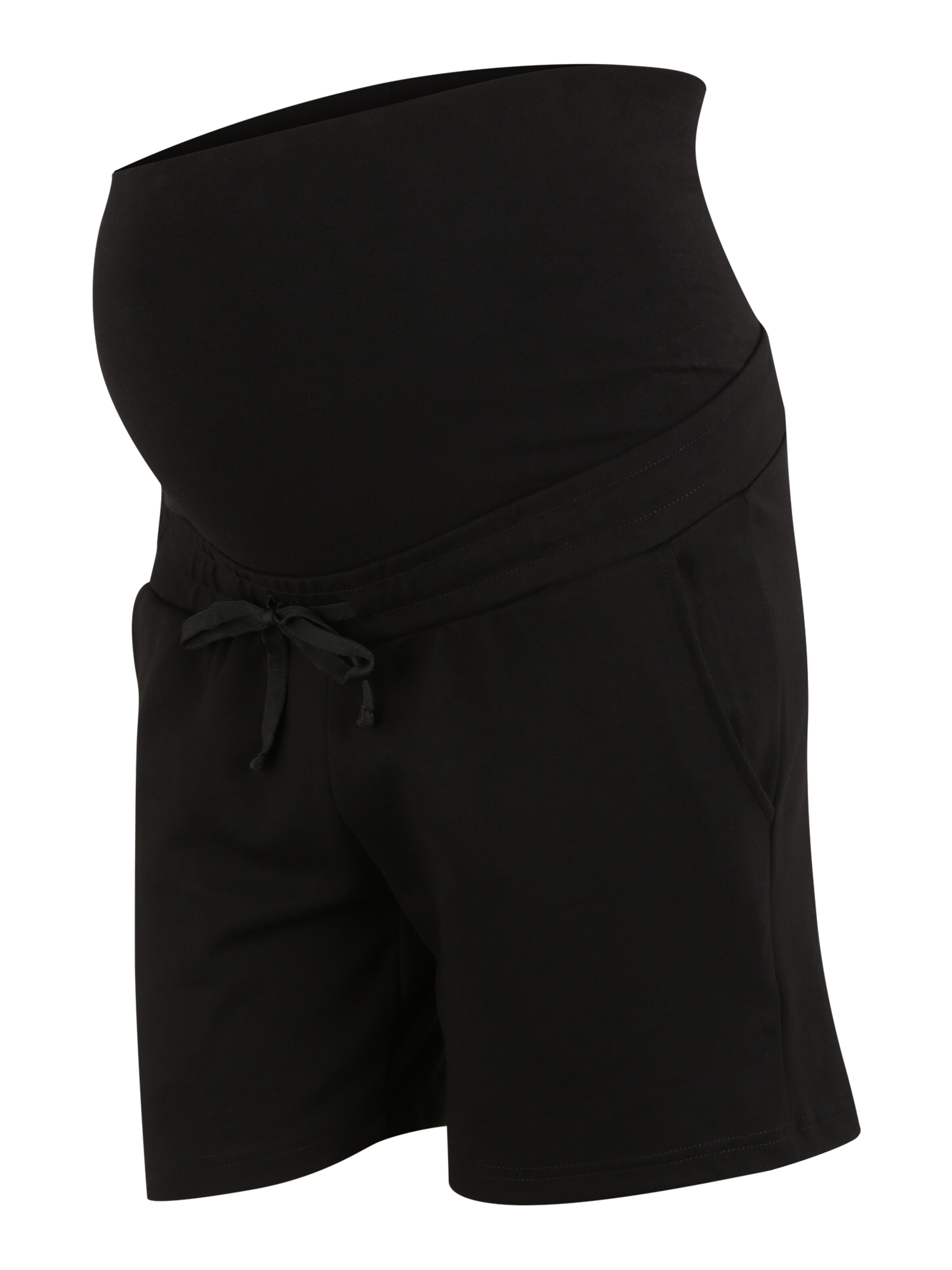 Regular Pantalon 'Lif' MAMALICIOUS en noir : devant