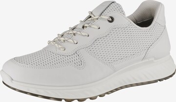 ECCO Athletic Lace-Up Shoes 'St. 1 Hybrid' in White: front