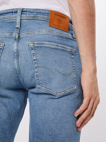 JACK & JONES - Slimfit Calças de ganga 'Glenn' em azul