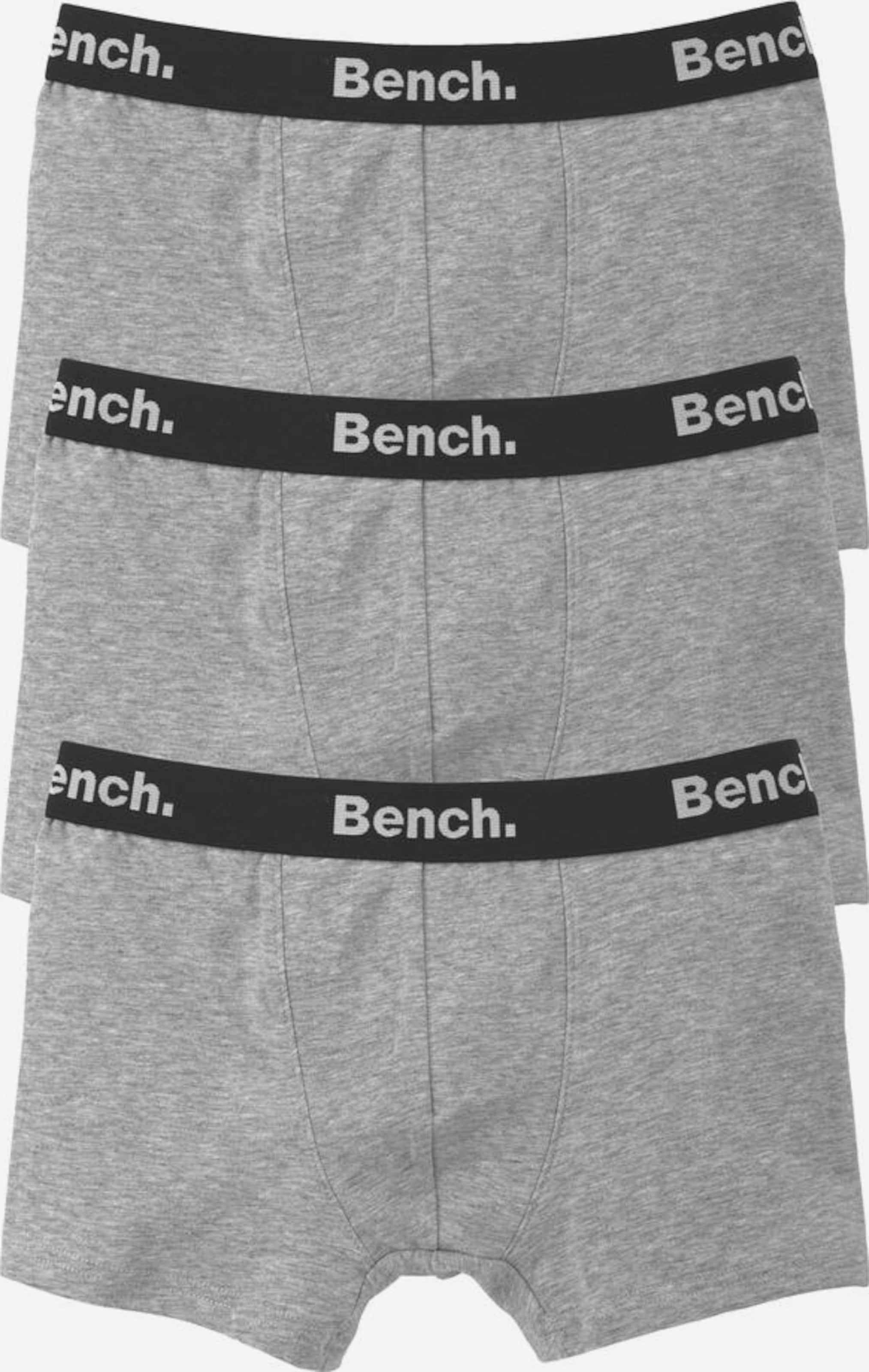 BENCH Boxershorts (3 Stück) in Graumeliert | ABOUT YOU