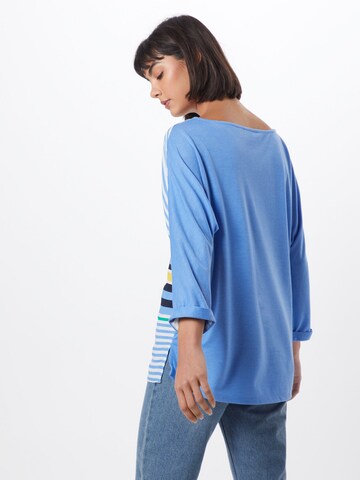 TOM TAILOR Blouse in Blauw: terug