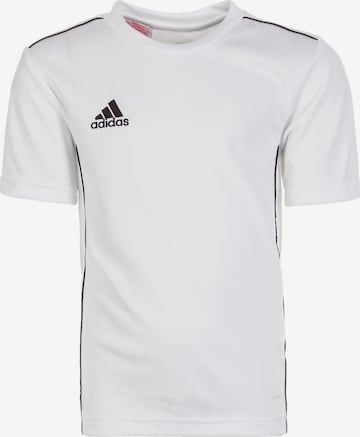 Tricou funcțional 'Core 18' de la ADIDAS PERFORMANCE pe alb: față