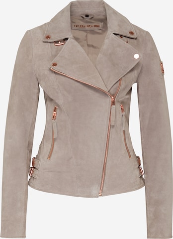 FREAKY NATION Between-Season Jacket 'Taxi Driver' in Beige: front