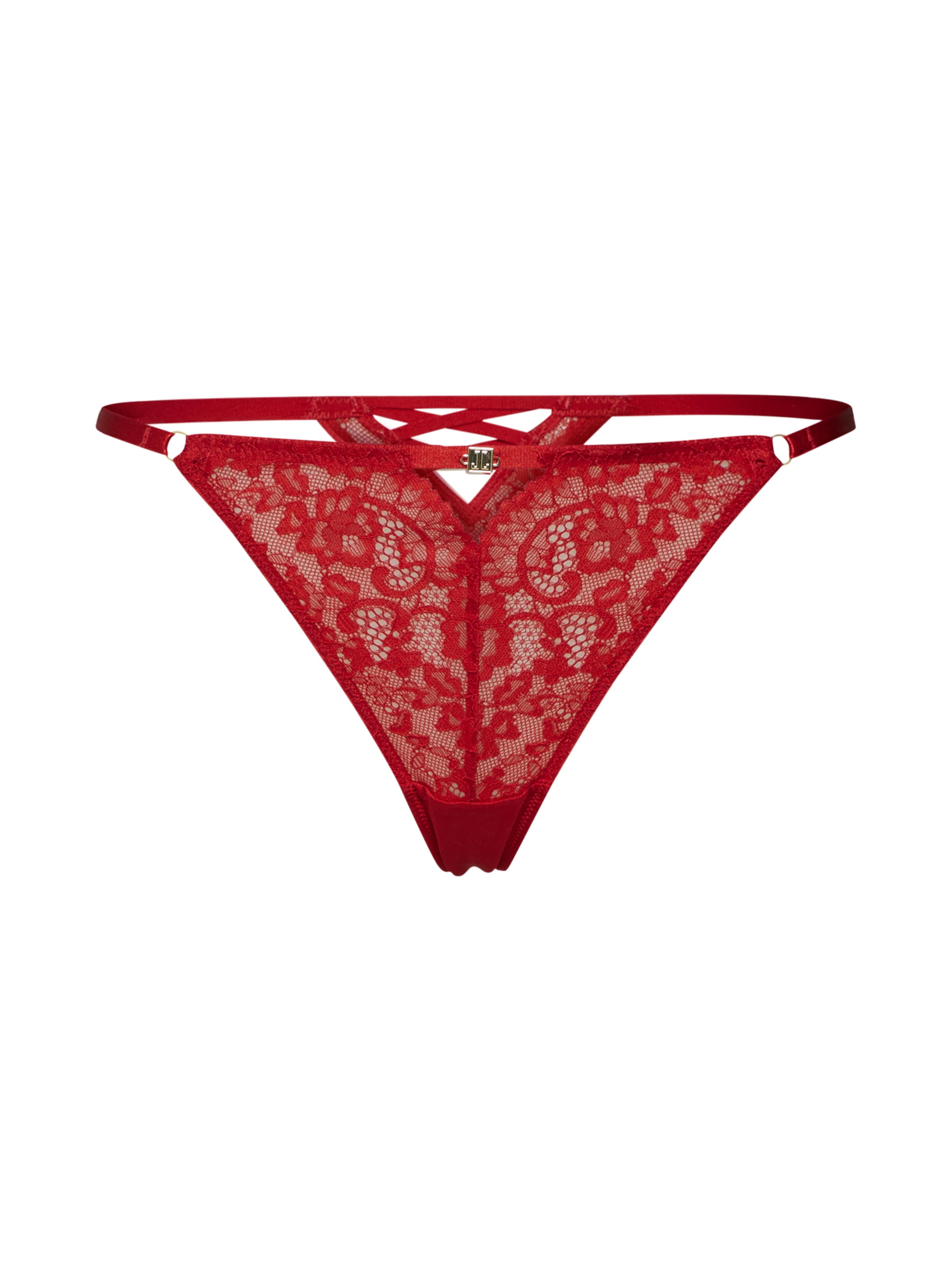 LASCANA Regular String 'Thong' in Rood: voorkant