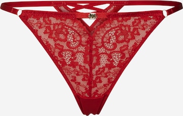 LASCANA - regular Tanga 'Thong' en rojo: frente