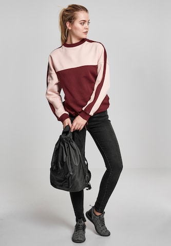 Urban Classics - Sweatshirt em vermelho