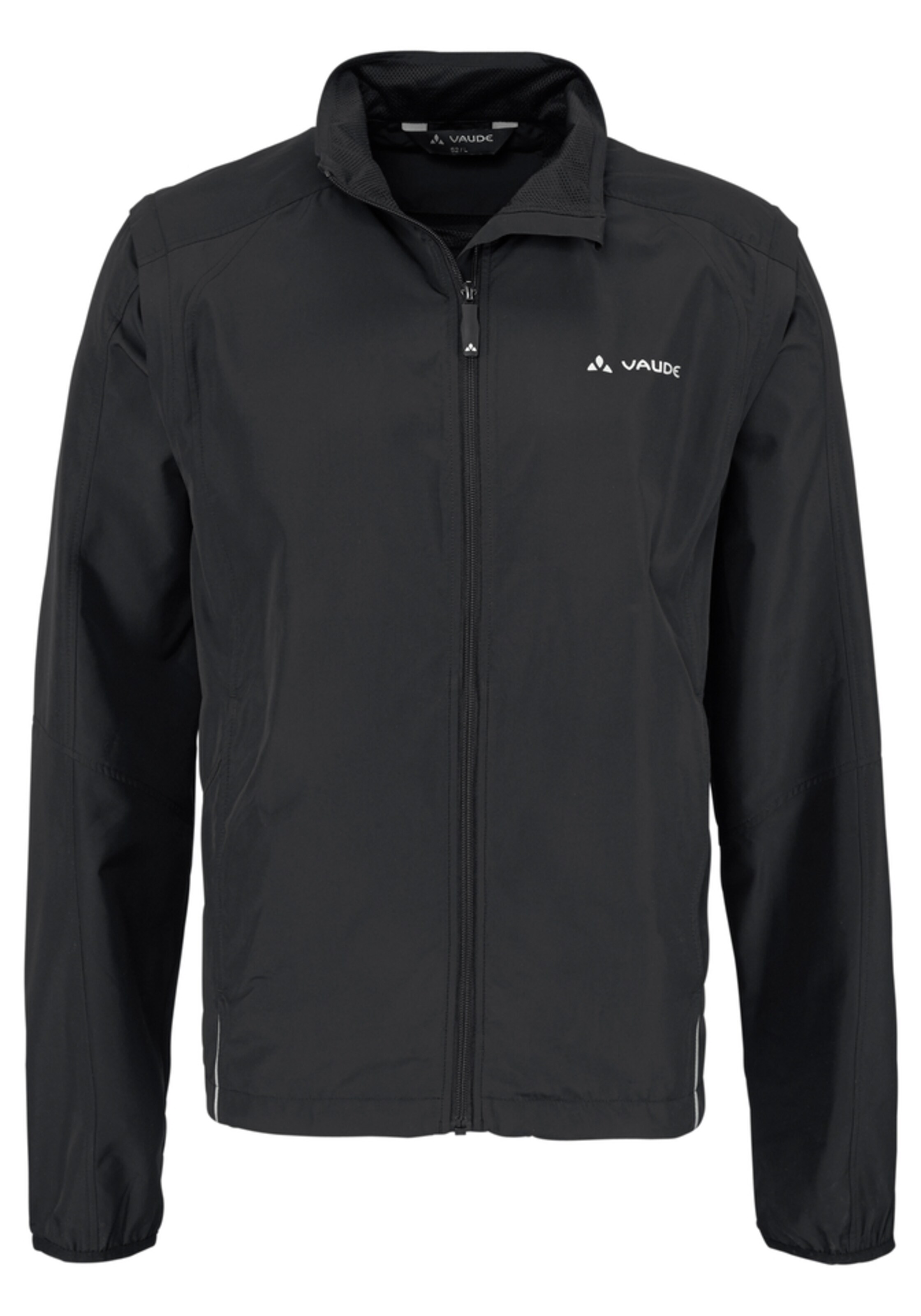VAUDE Athletic Jacket 'Dundee Classic Zo' in Black: front