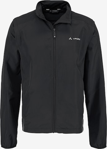 VAUDE Athletic Jacket 'Dundee Classic Zo' in Black: front