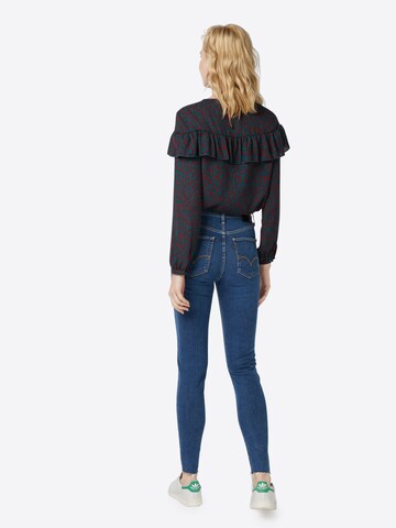 Skinny Jeans 'Mile High Super Skinny' di LEVI'S ® in blu: dietro