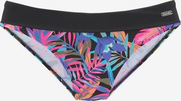 BENCH Bikini hlačke 'Pitch' | črna barva: sprednja stran