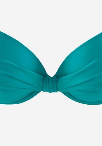 Push-up Top per bikini 'Spain' di s.Oliver in blu