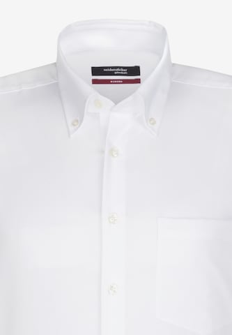 SEIDENSTICKER Regular fit Button Up Shirt 'Modern' in White