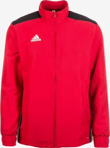 ADIDAS SPORTSWEAR Athletic Jacket 'Regista' in Red: front