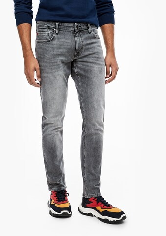 s.Oliver Regular Jeans 'York' in Grau: predná strana