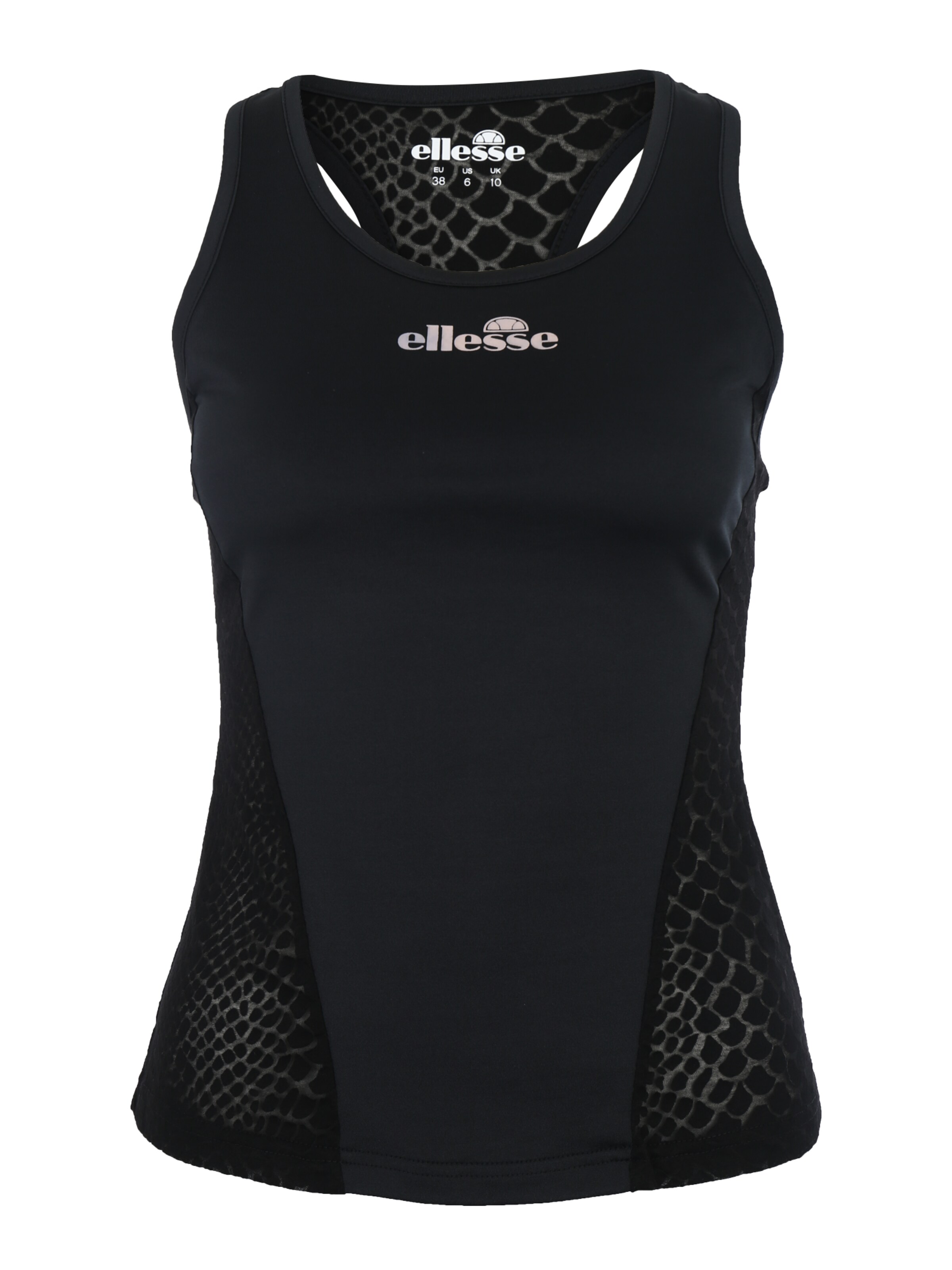 ELLESSE - Functioneel shirt 'DELLA' in de kleur Zwart