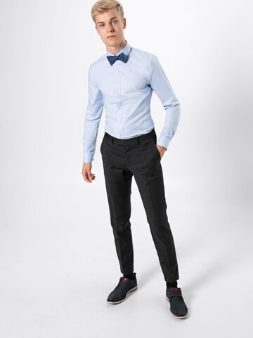 OLYMP Slim fit Zakelijk overhemd in Blauw