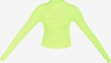 myMo ATHLSR Athletic Sweater in Green: front