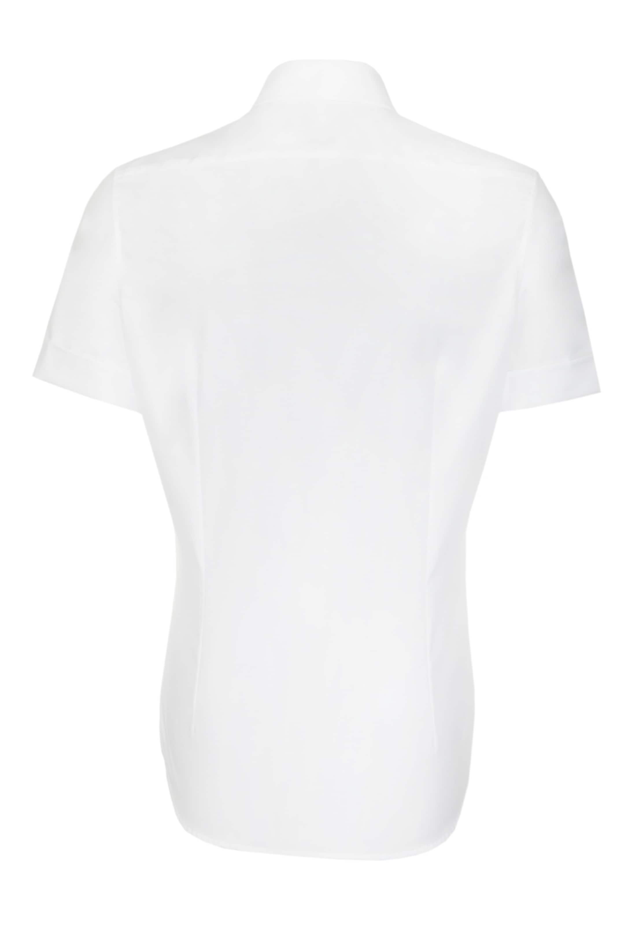 SEIDENSTICKER Slim fit Πουκάμισο σε λευκό