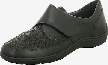 WALDLÄUFER Classic Flats in Black: front