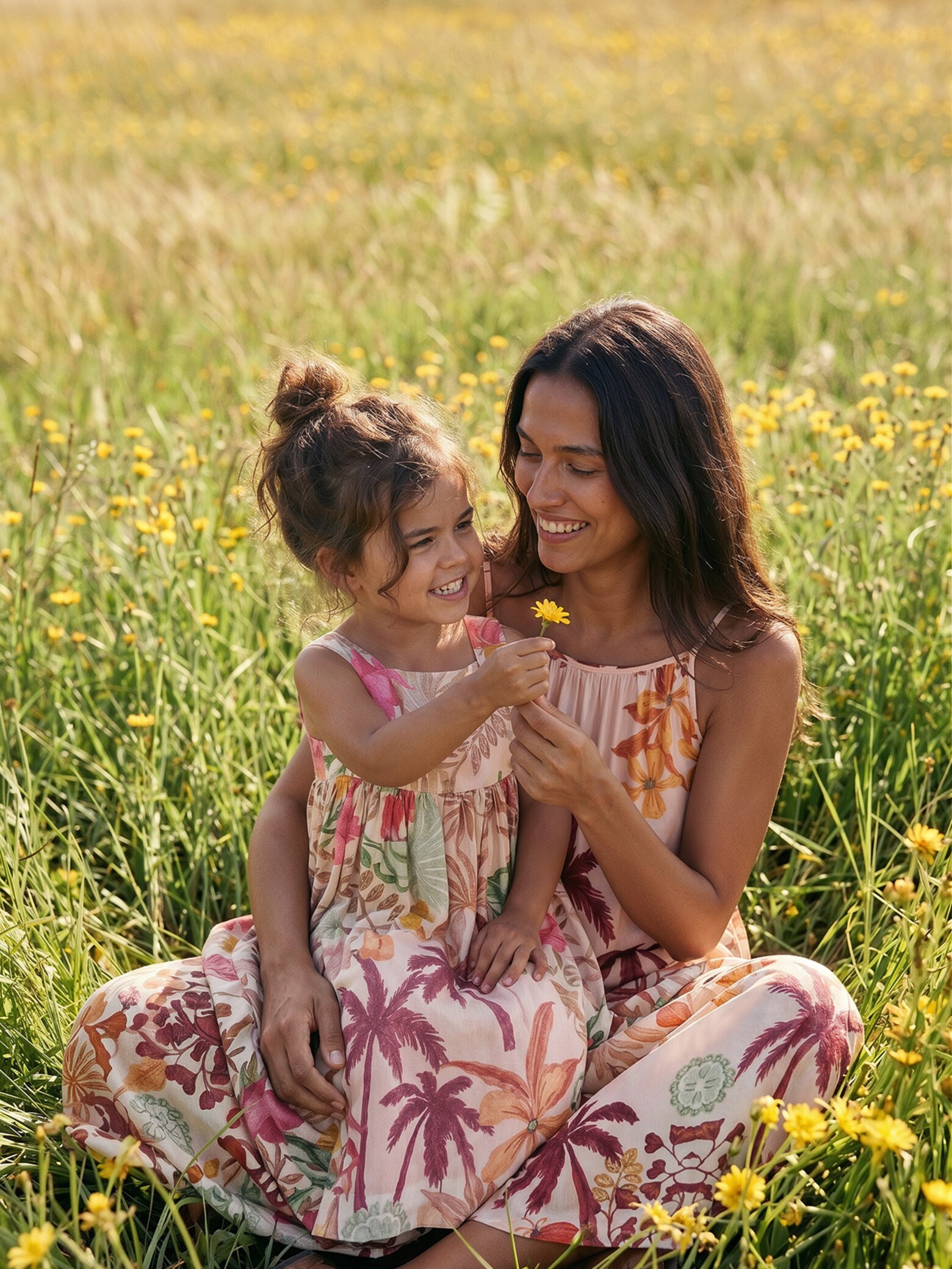 Des looks pour toi et ton mini-moi Coeurs assortis, styles assortis
