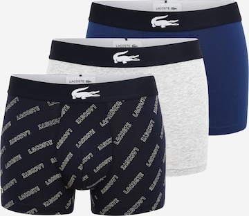 Boxers LACOSTE en bleu : devant