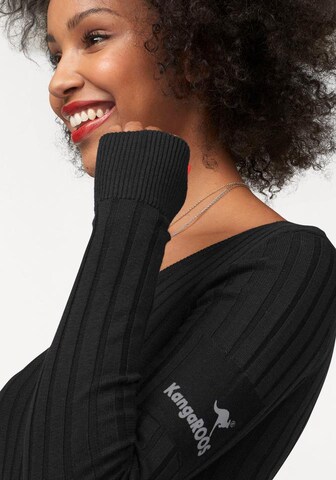 KangaROOS Sweater in Black