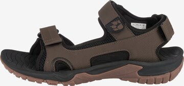 JACK WOLFSKIN Hiking Sandals 'Lakewood Cruise' in Brown