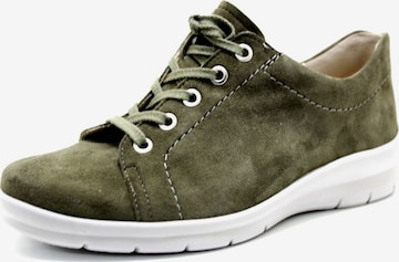 SEMLER Lace-Up Shoes in Green: front