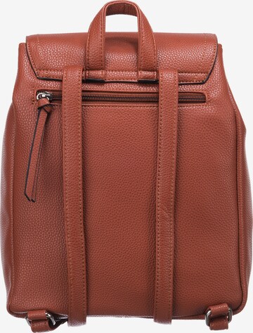 TOM TAILOR Rucksack 'Tinna' in Braun