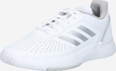 ADIDAS SPORTSWEAR Chaussure de sport 'Courtsmash' en gris argenté / blanc, Vue avec produit